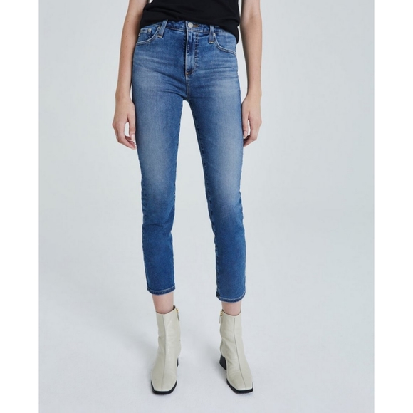AG The Isabelle High Rise straight crop jeans - Picture 5 of 14